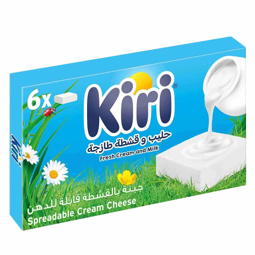 Buy Kiri Spreadable 6 Portions Squares Cream Cheese 100GR
