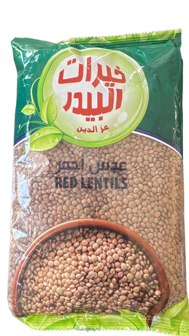 Khirat Al-Baydar Red Lentils 900GR